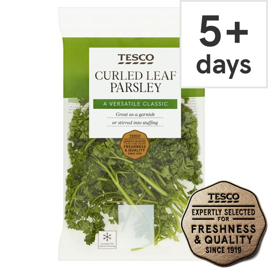 Tesco Fresh Cut Curled Parsley 30G Tesco Groceries
