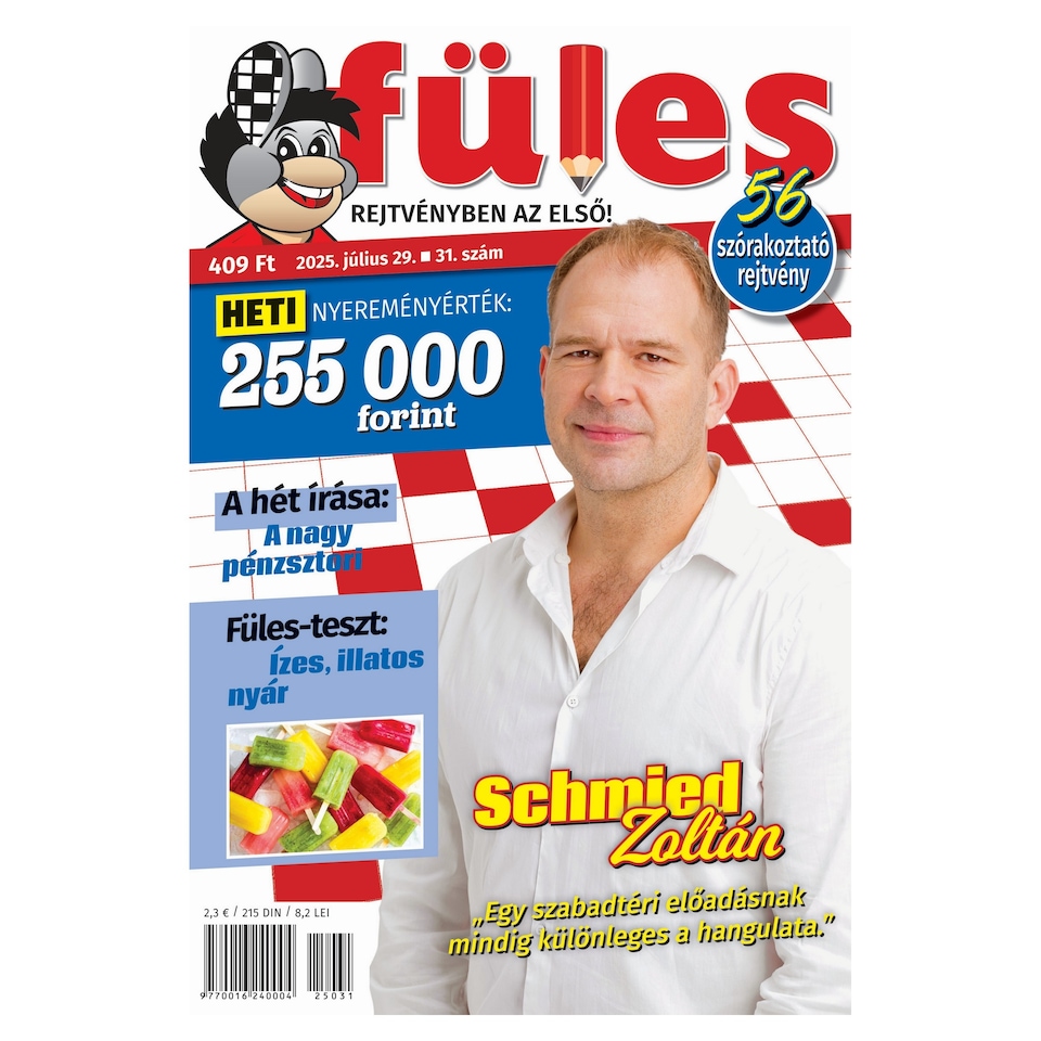Füles a rejtvénylap
