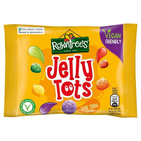 Rowntrees Jelly Tots 42G Tesco Groceries