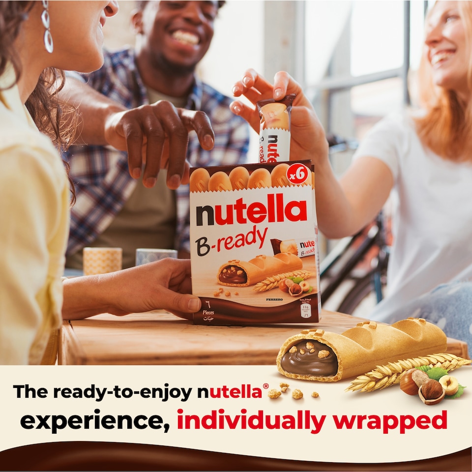 image 1 of NUTELLA B-ready Bars Multipack 6 X 22g (132g)