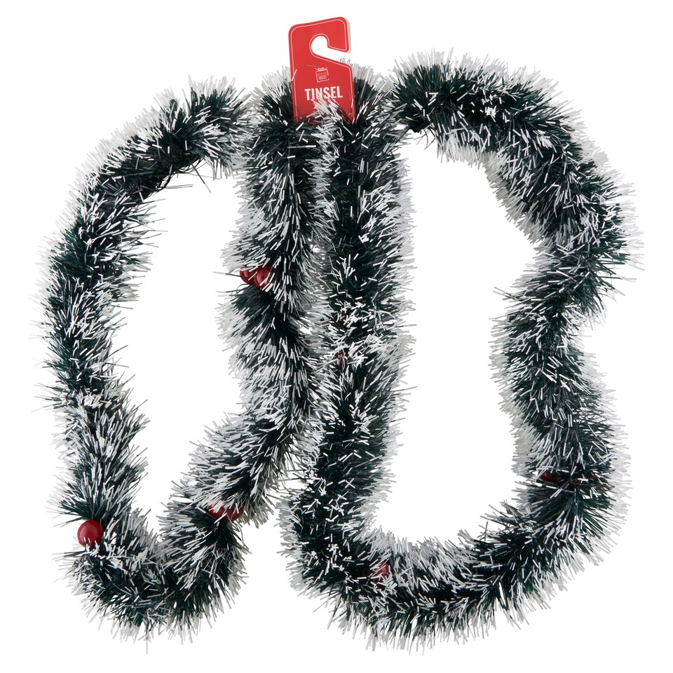 Festive Magic Zelenobiela girlanda 2 m