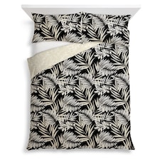 F&F Home Bedding Materialistic Palm Duvet Set Double