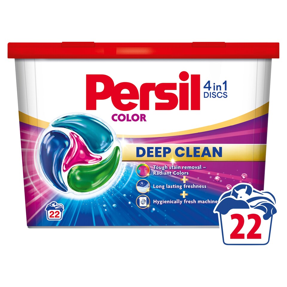Persil Discs 4in1 Color dávkovaný prací prostriedok 22 praní 363 g
