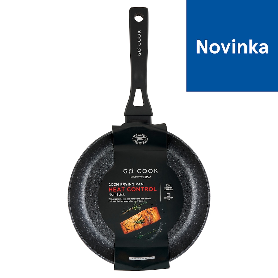 image 1 of Go Cook Heat Control Frying Pan 20 cm