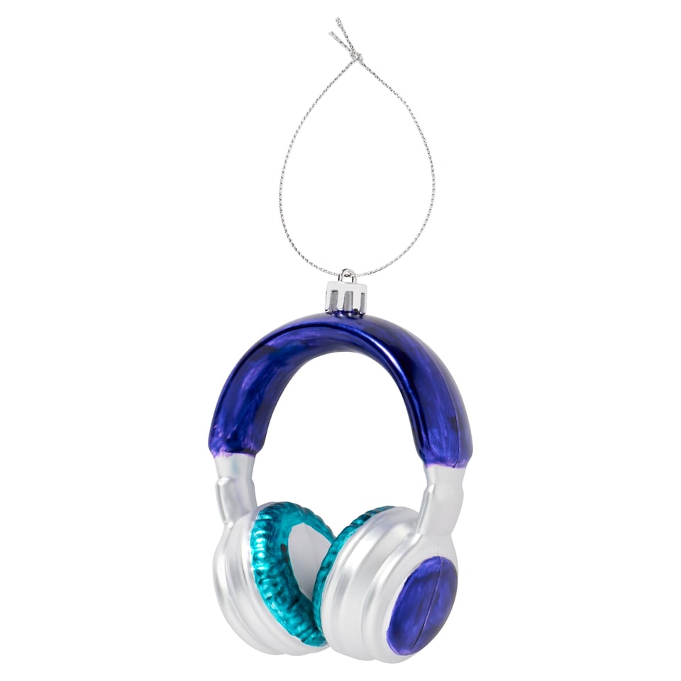 image 1 of Tesco Retro Speaker Hanging Christmas Decoration Assortment
