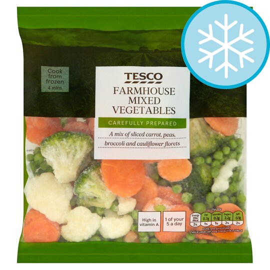 Tesco Farmhouse Mixed Vegetable 400G Tesco Groceries
