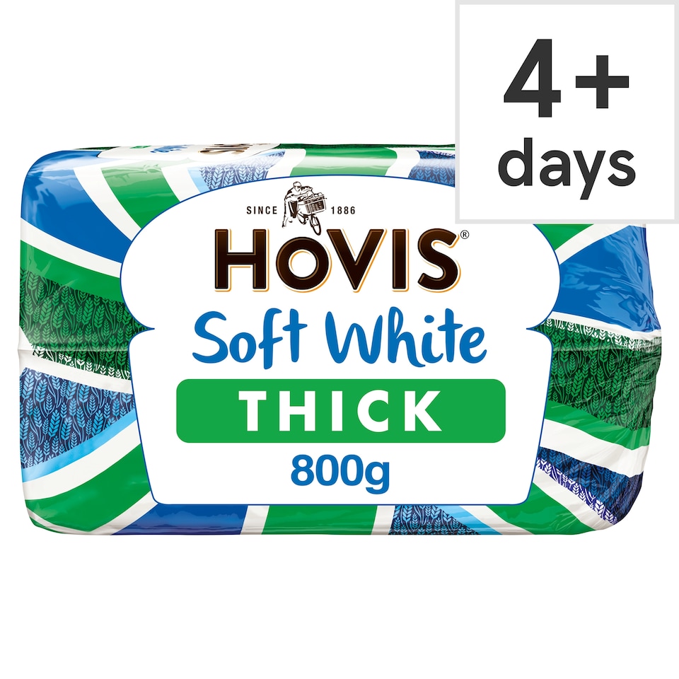 image 1 of Hovis Soft White Thick Sliced Bread 800g