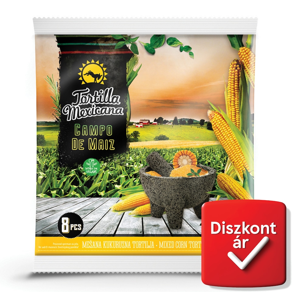 Tortilla Mexicana kukoricás tortilla 320 g
