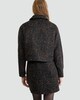 image 3 of F&F Brushed Leopard Print Cropped Jacket in Brown