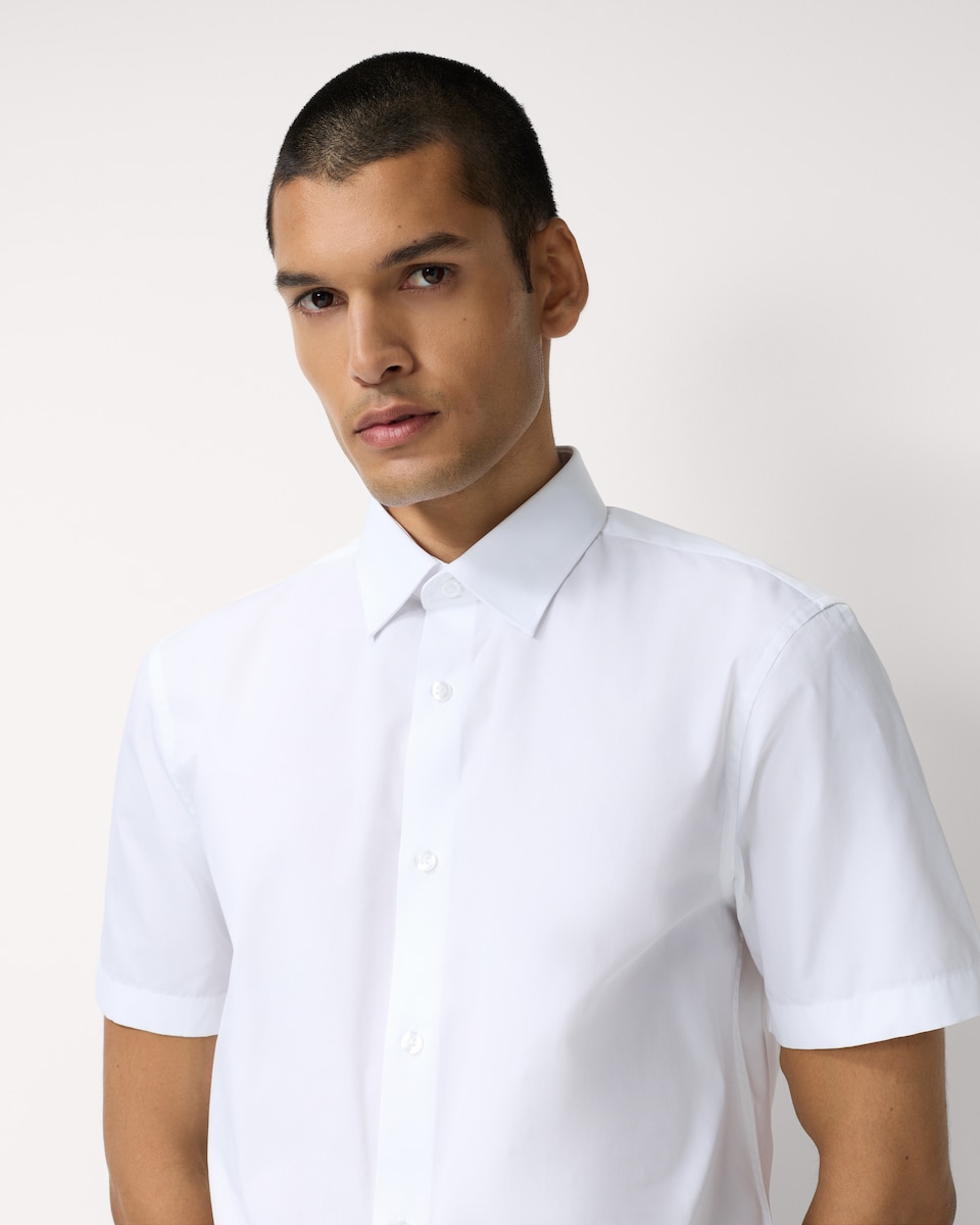 image 1 of F&F 2-Pack Cotton Blend Easy Iron Formal Shirts in White