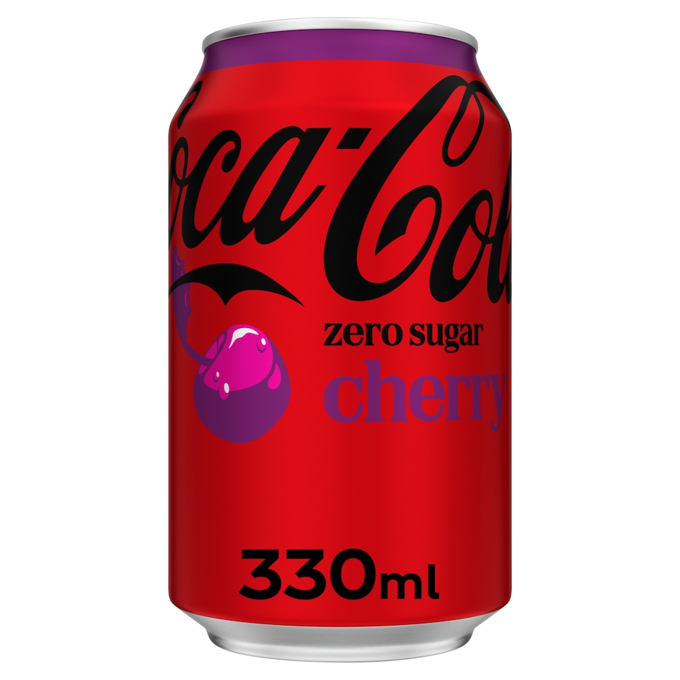 image 1 of Coca-Cola Zero Sugar Soft Drink - Cherry 330ml