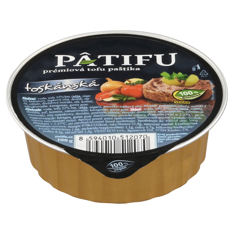 Pâtifu Prémiová tofu paštika toskánská 100g