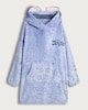 image 4 of Disney Lilo and Stitch Star Print Fleece Pyjama Hoodie in Blue