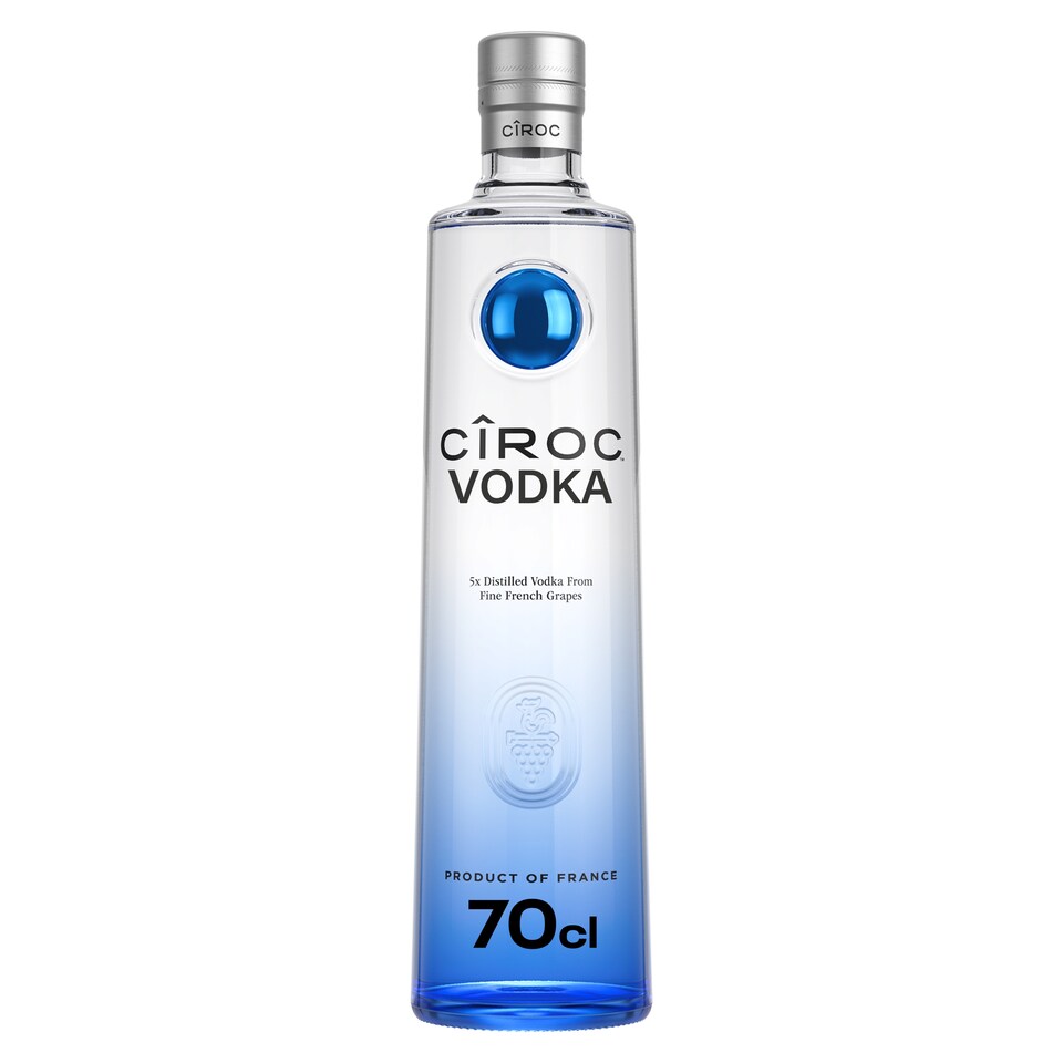image 1 of Ciroc Ultra Premium Vodka Bottle 40% Vol 70Cl