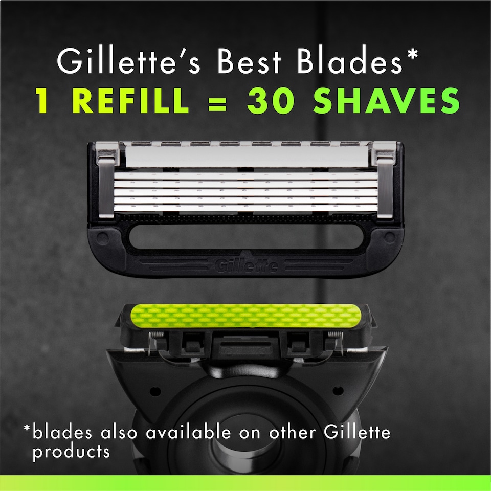 image 1 of Gillette Labs Men's Razor Blades Refills 8 Pack