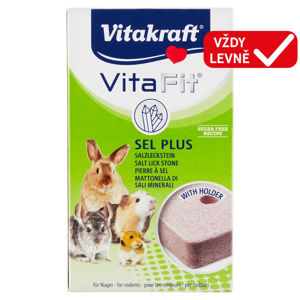 image 1 of Vitakraft Vita Fit Salt Lick Stone 40g