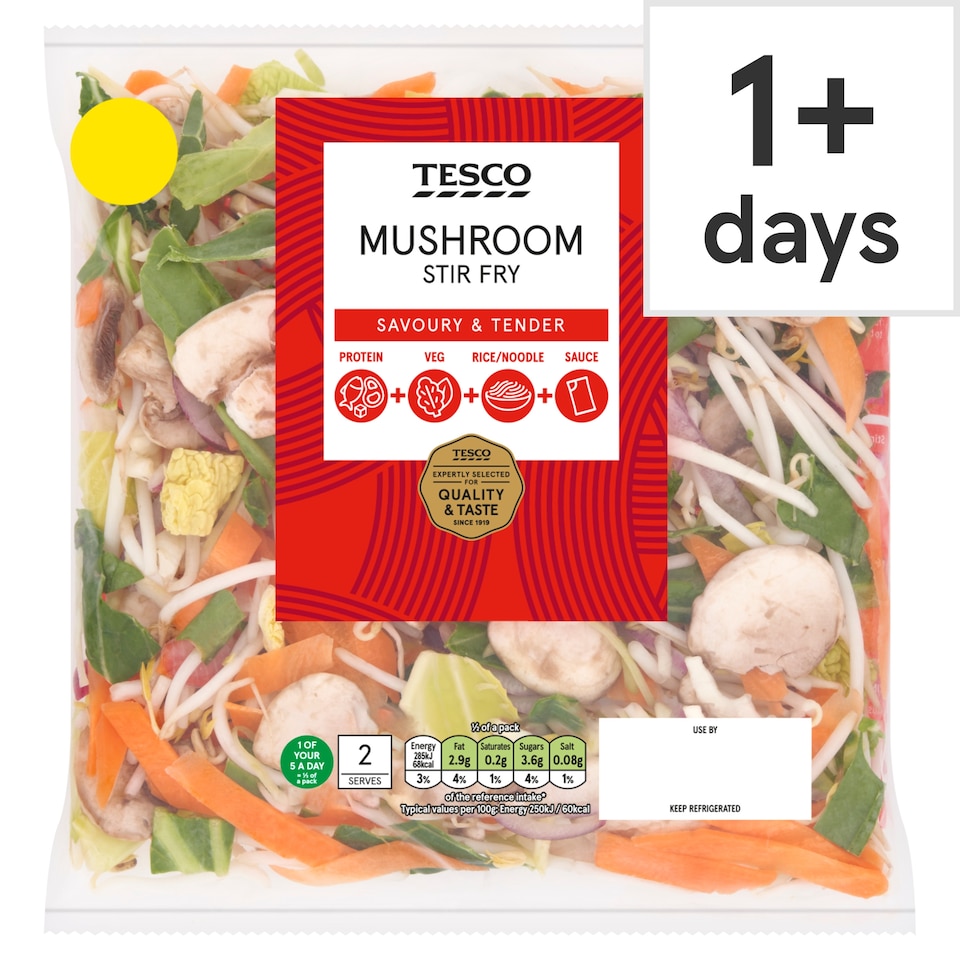 Tesco Mushroom Stir Fry 320g