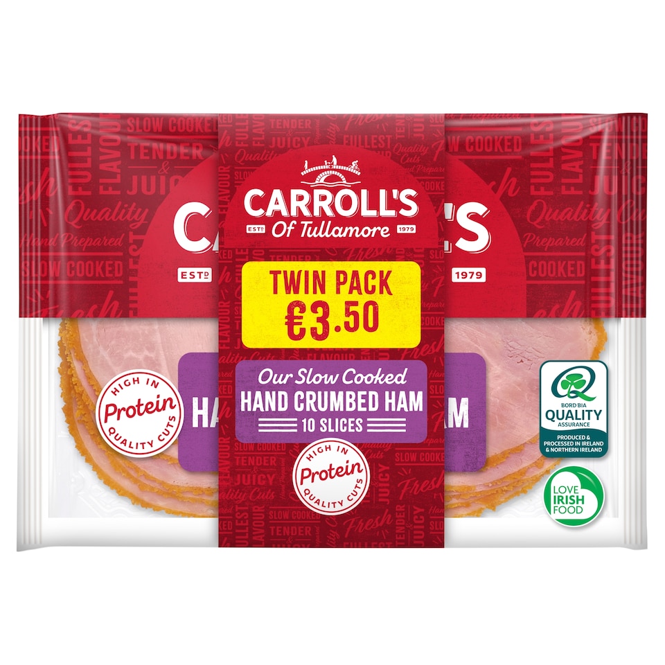 Carroll’s Original Deli Crumbed Ham 2x80g