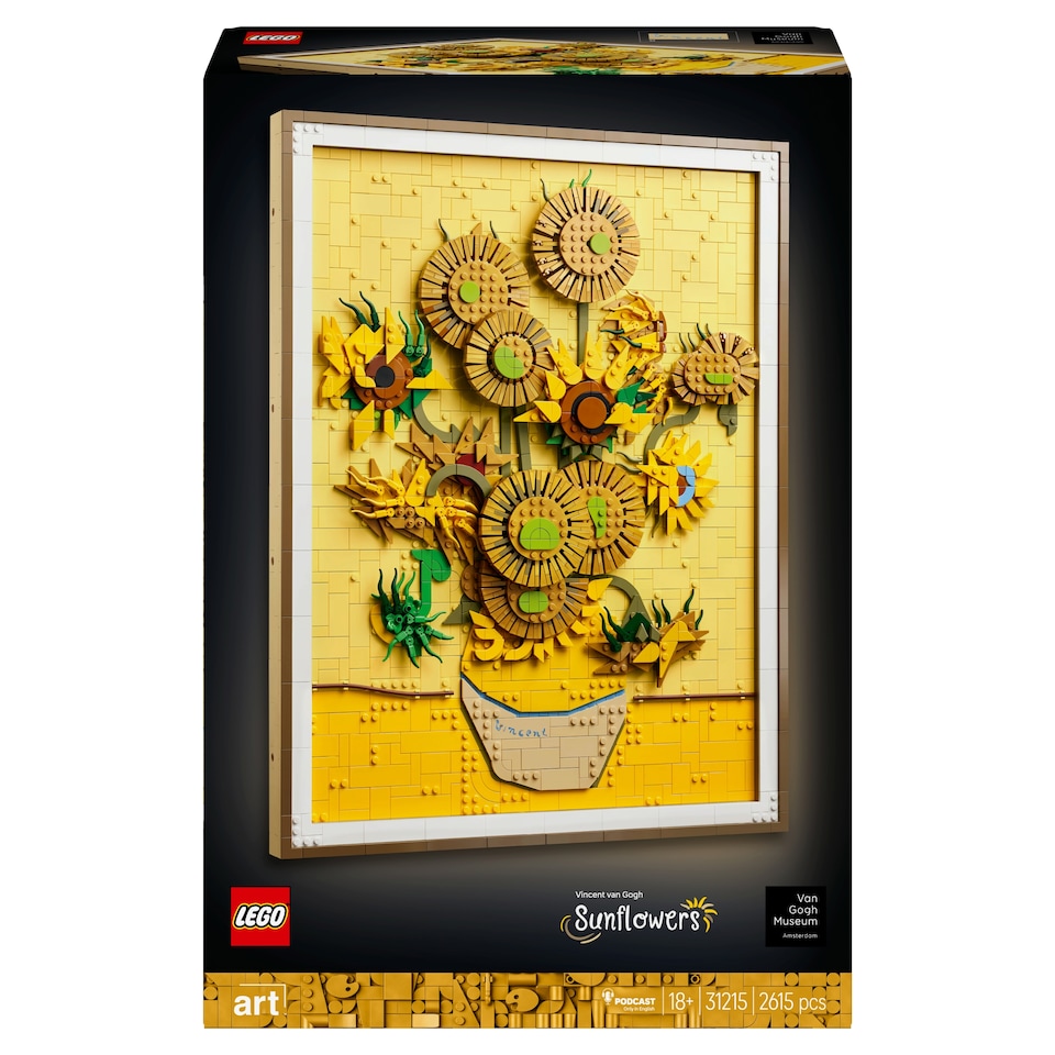 image 1 of LEGO Art 31215 Vincent Van Gogh - Sunflowers