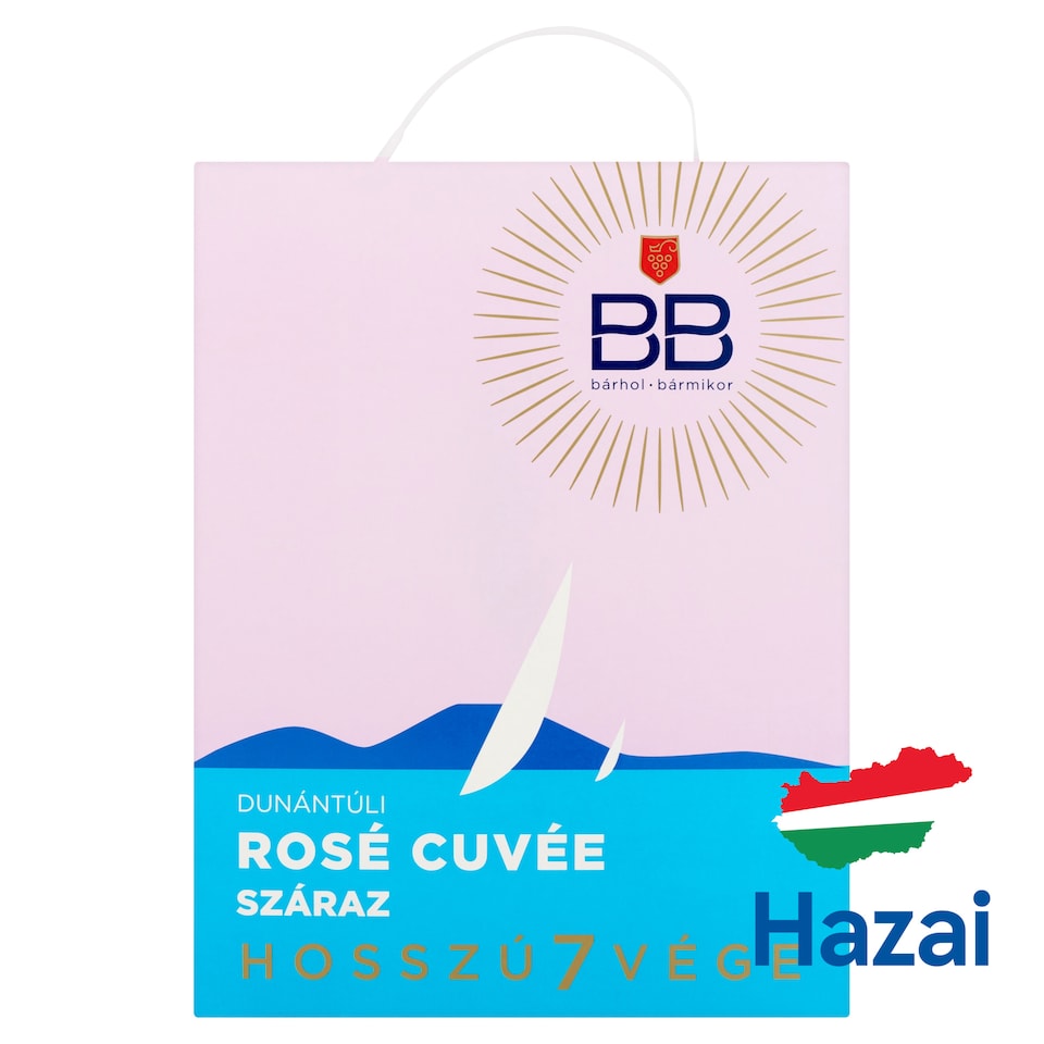image 1 of BB Hosszú7vége Dunántúli Rosé Cuvée Dry Rose Wine 3 l