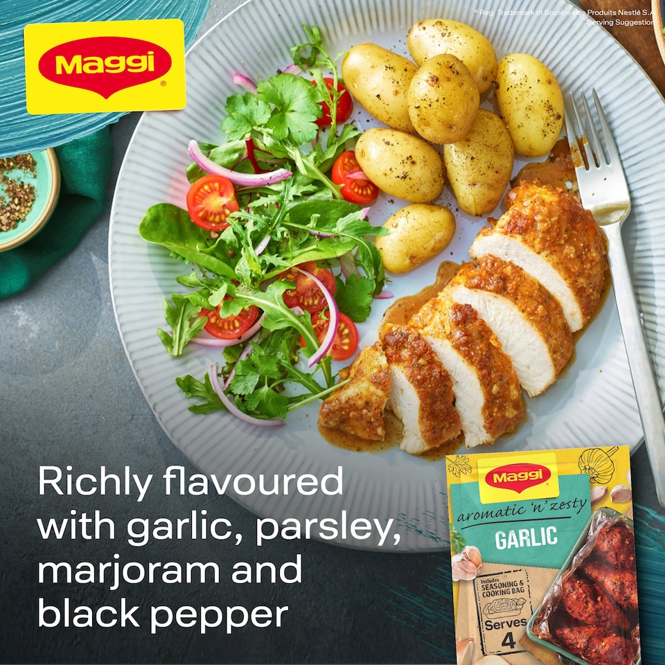 image 1 of Maggi So Juicy Garlic Recipe Mix 30g