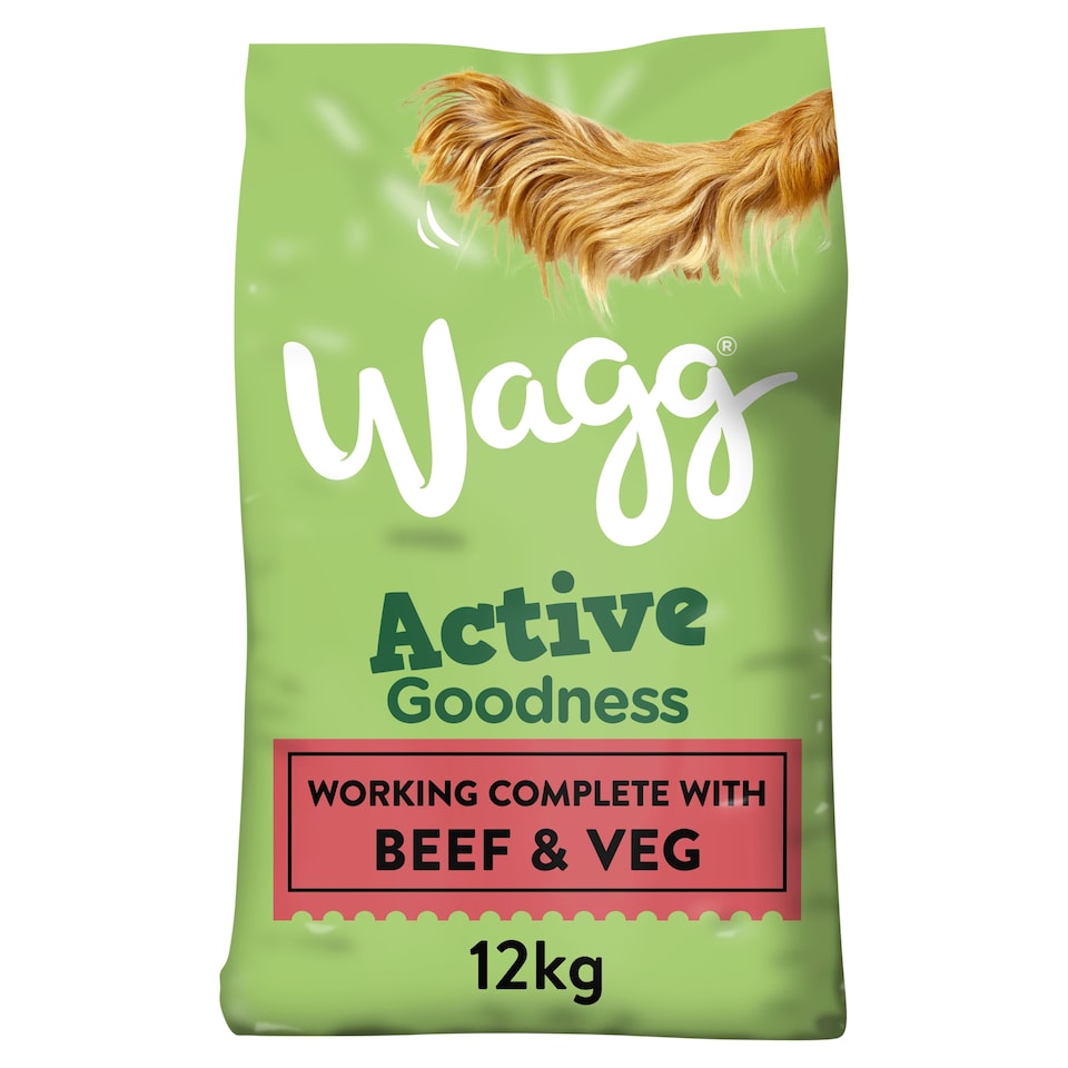 Wagg Active Goodness Beef Dog Food 12Kg