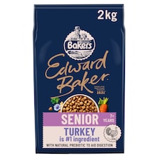 BAKERS Edward Baker Senior Turkey Dry Dog Food 2kg
