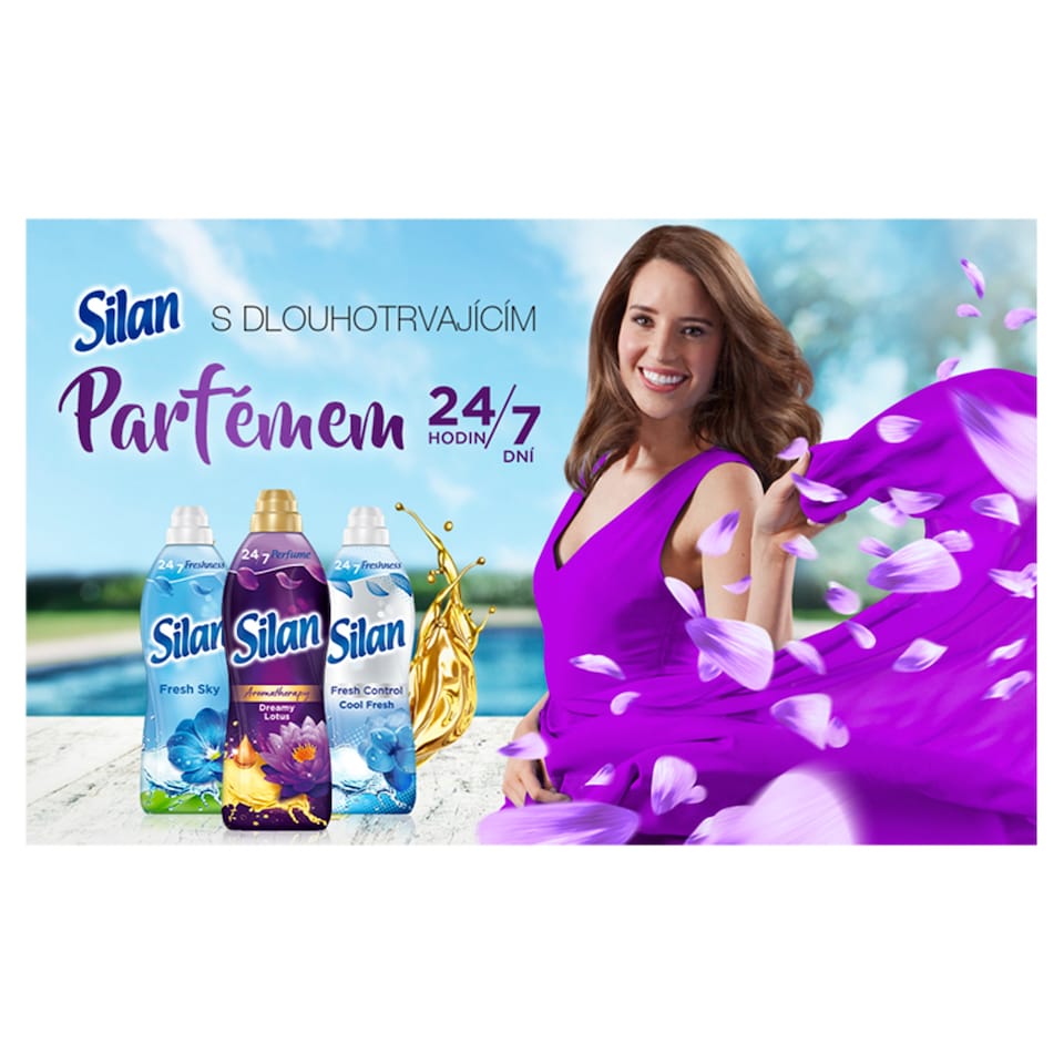 image 1 of Silan Aromatherapy Dreamy Lotus Fabric Softener 50 Washes 1100ml