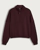 image 4 of F&F Active Half-Zip High Neck Co-ord Sweatshirt in Berry