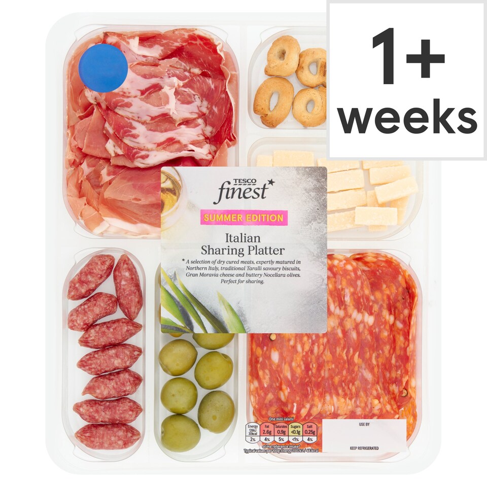 Tesco Finest Italian Sharing Platter 325G Tesco Groceries