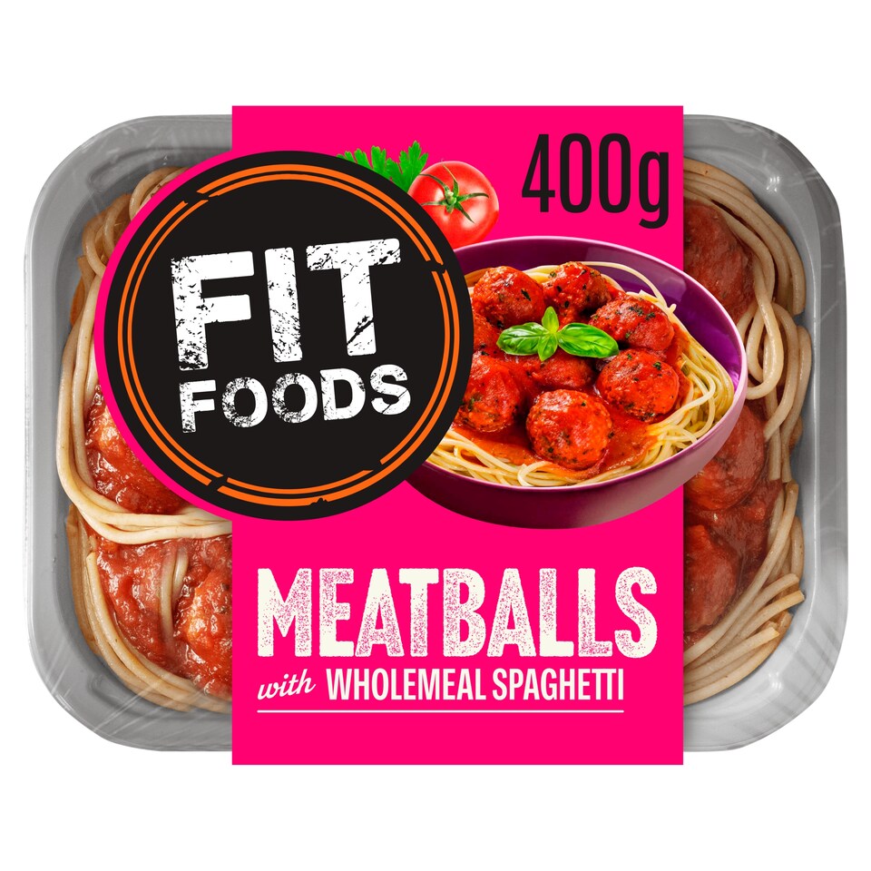 Fit Foods Meatballs with Wholemeal Spaghetti 400g
