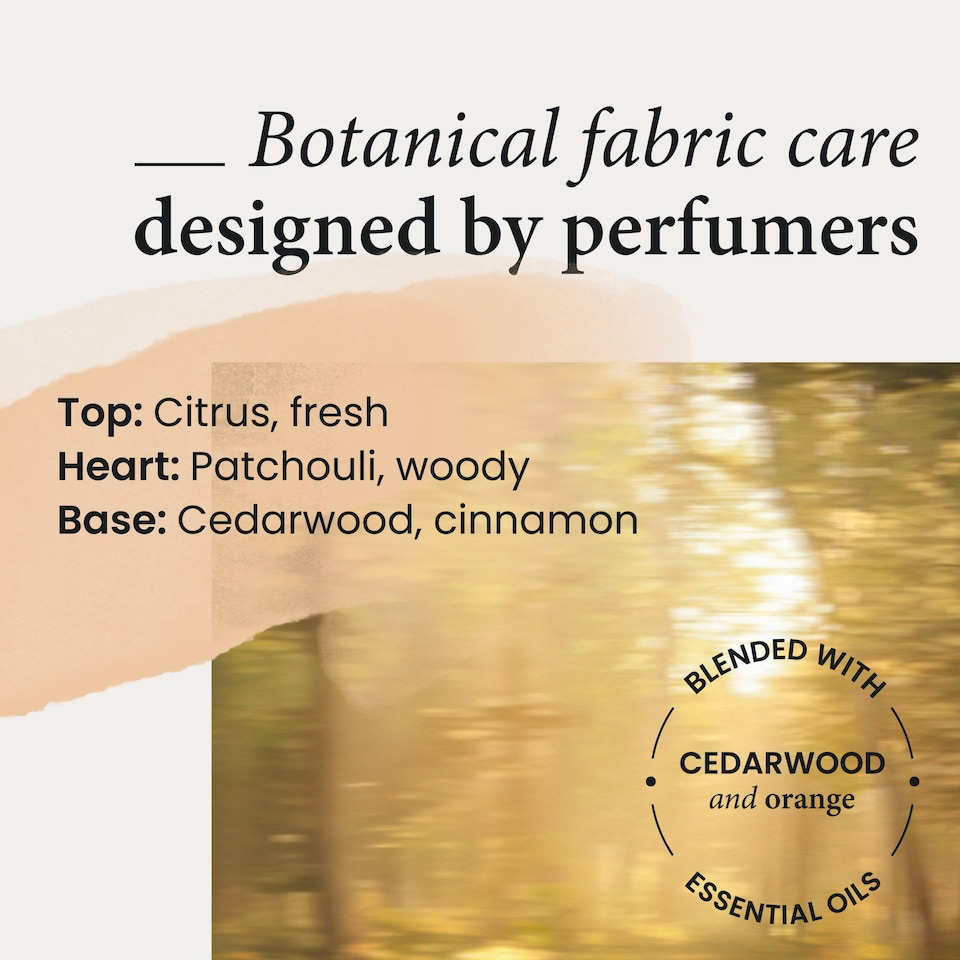 image 1 of Wilton London Cedarwood Botanical Fabric Conditioner 1.05Litre