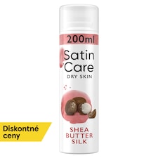 Dámsky gél na holenie Gillette Satin Care, Shea Butter Silk, 200 ml