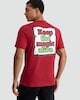 image 3 of F&F Pure Cotton Santa I Believe Slogan T-Shirt in Red