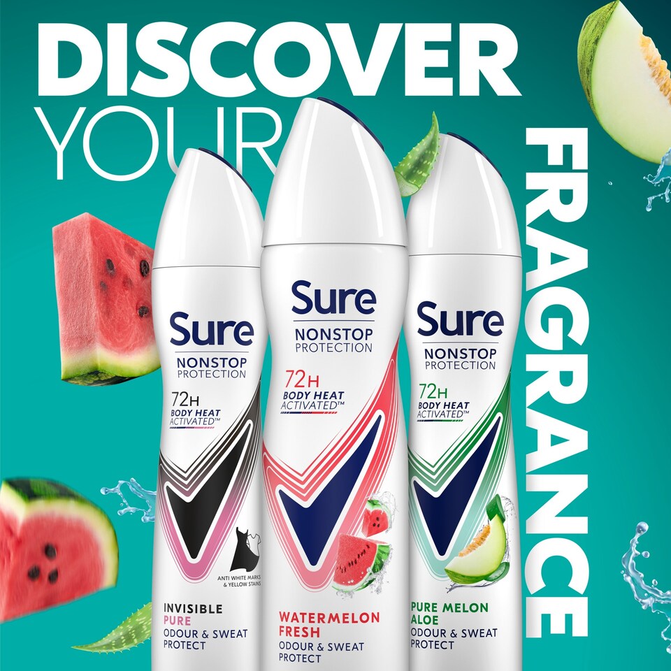 image 1 of Sure 72h Uplifting & Fresh Antiperspirant Deodorant 150ml