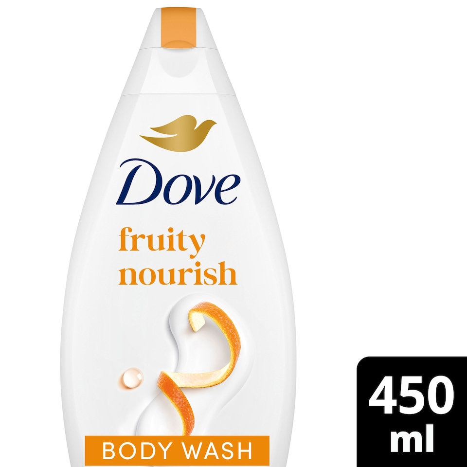 image 1 of Dove Fruity Nourish Body Wash Shower Gel 450ml