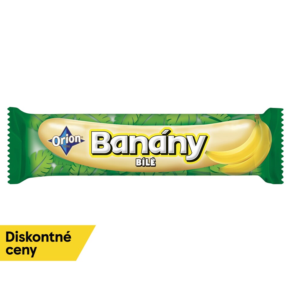 ORION BANÁNY želé tyčinka v bielej poleve 42 g