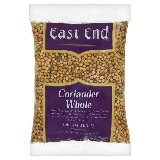 East End Coriander Whole 100G Tesco Groceries