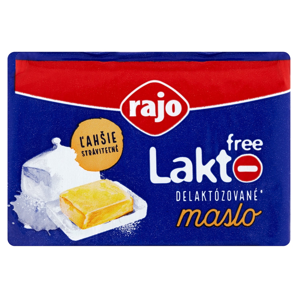obrázok 1 z Rajo Lakto Free Delaktózované maslo 125 g