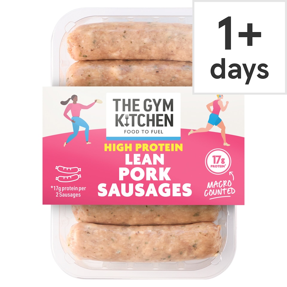 The Gym Kitchen High Protein Lean Pork Sausages 340g