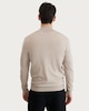 image 3 of F&F Pure Merino Wool Funnel Neck Half Zip Jumper in Neutral