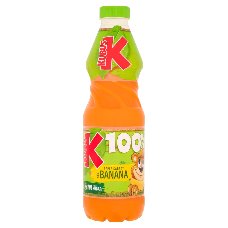 Kubus 100% Juice Apple, Carrot & Banana 850Ml