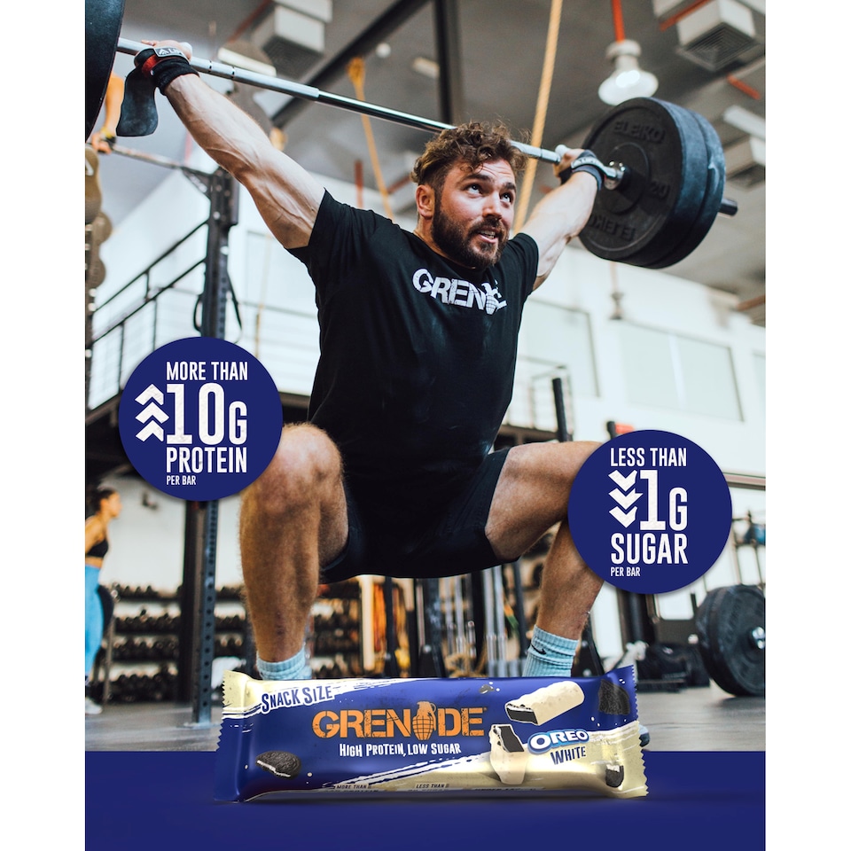 image 1 of Grenade Oreo White Chocolate Protein Bar 35g