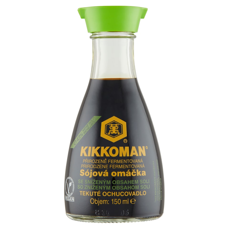 Obrázek 1 pro produkt Kikkoman Sójová omáčka se sníženým obsahem soli 150ml