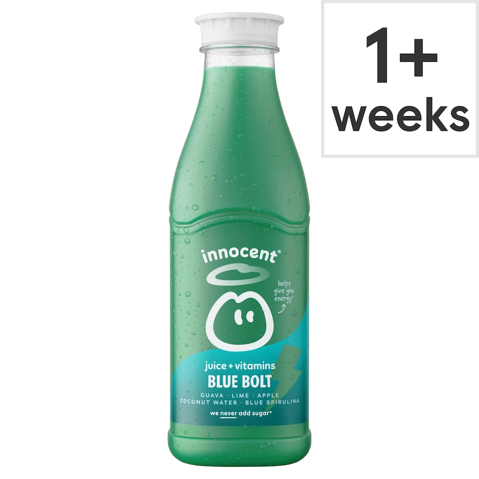 image 1 of Innocent Plus Blue Bolt Guava & Lime Juice with Vitamins 750ml