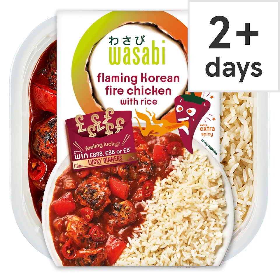 Wasabi Flaming Korean Fire Chicken with Rice 400G