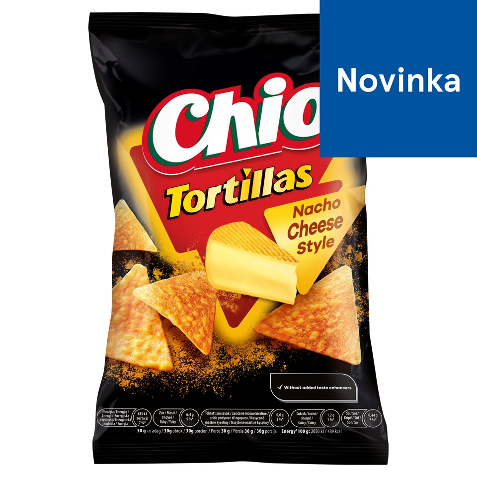 Chio Tortillas Nacho Cheese Style 110 g