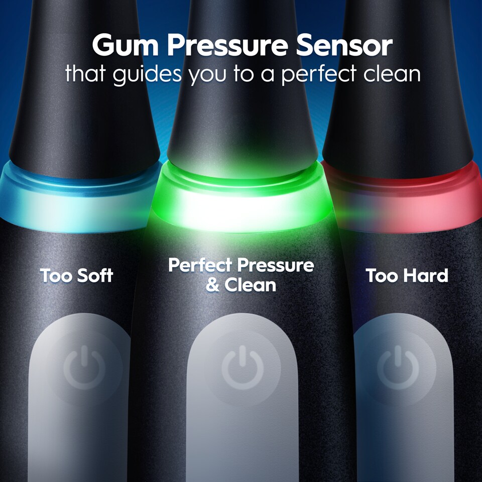 image 1 of Oral-B Io3 Matte Black Electric Toothbrush Plus Travel Case