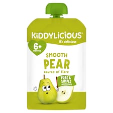 Kiddylicious Smooth Pear 6+ Months 100g