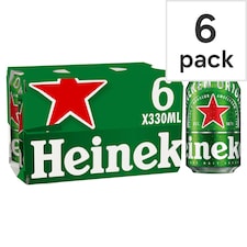 Heineken Lager Beer Can 6x330ml